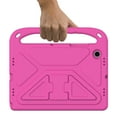 thumbnail image 5 of Allytech Kids Case for Samsung Galaxy Tab A8 10.5" SM-X200 X205, Soft EVA Rubber Lightweight Shockproof Kids Friendly Handle Kickstand Case Cover for Samsung Galaxy Tab A8 10.5 X200, Rose, 5 of 6