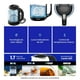 thumbnail image 3 of Hervidor Eléctrico Chefman 1.7 Litros con Base Giratoria 360° negro, 3 of 4