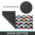 thumbnail image 6 of Pioneer Flower Floral Print Pattern Kitchen Rugs Sets Of 2, Anti Fatigue Non Slip Washable Floor Mats for Kitchen Sink Laundry, 17X30 Inch + 17X47 Inch, 6 of 6