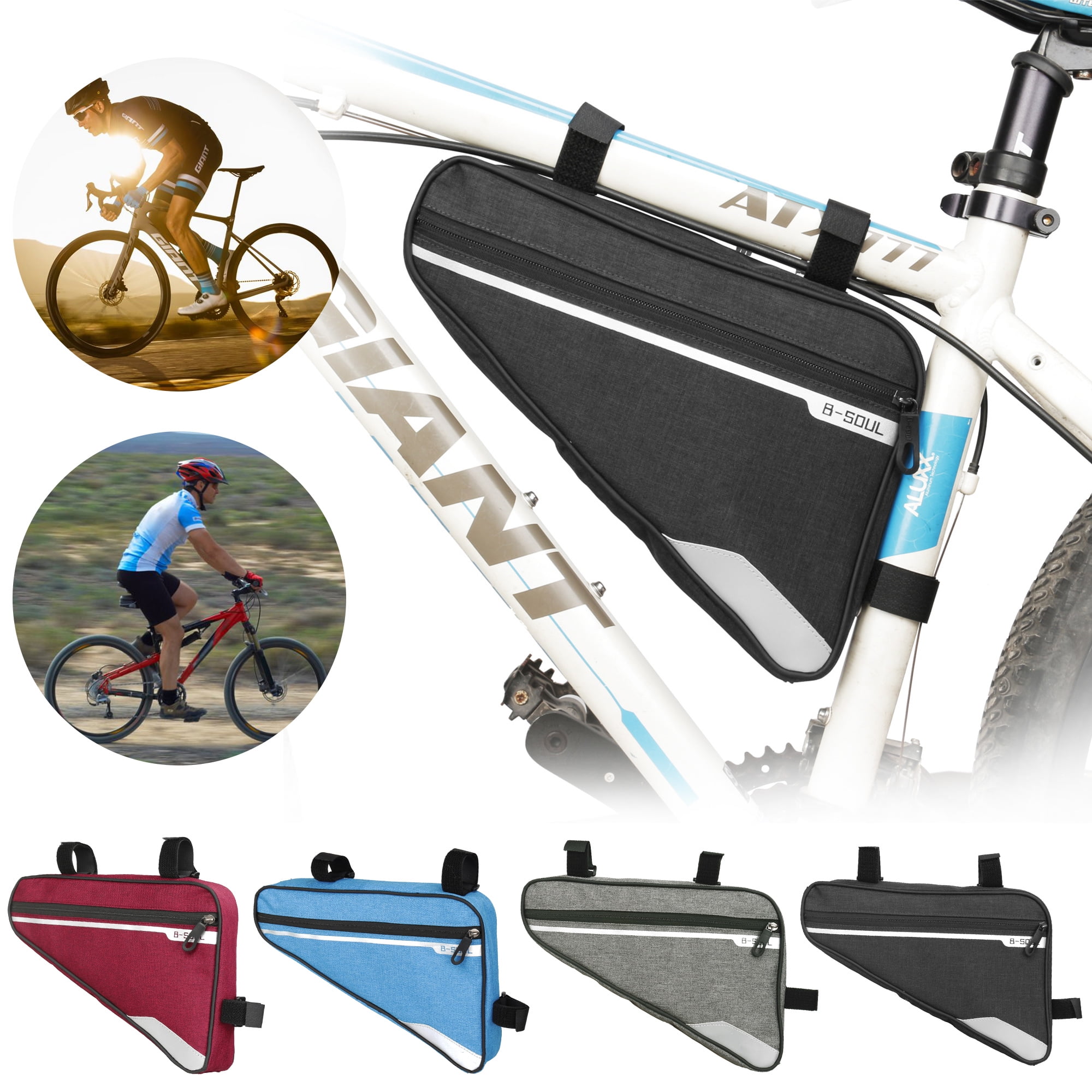 Cycling MTB Bike Frame Triangle Bag Bicycle Top Tube Front Bag Pouch Pannier Bag 