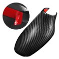 thumbnail image 4 of Patrón de fibra de carbono ABS cubierta de perilla de cambio de marchas pegatina decoración embellecedora para 5 7 Series X3 X4, 4 of 9