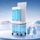 thumbnail image 1 of Enfriador de Aire Evaporativo Plegable de 32L,Aspas Cuadradas, 4 Cajas de Hielo, Tanque Separable y Plegable, 3 Velocidades, Temporizador 7h, para Hogar y Oficina, 1 of 7