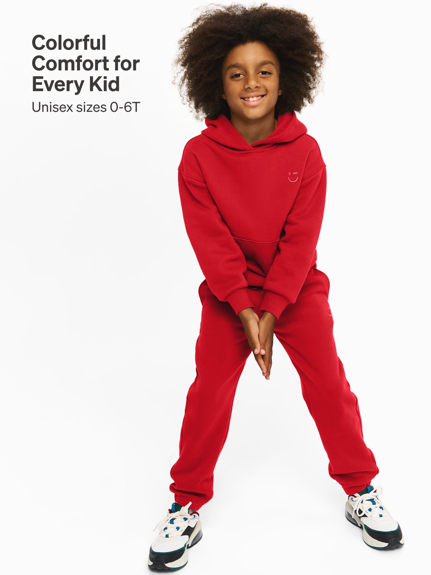 Color Mix by Garanimals Kids Fleece Sweatpants, Sizes 6–16