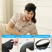 Restnature Sleep Mask, 100% Blackout, Adjustable & Secure Fit, Black Eye Mask for Sleeping