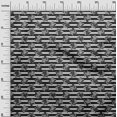 thumbnail image 3 of oneOone Cotton Flex Black Fabric Block Craft Projects Decor Fabric Printed By The Yard 40 Inch Wide-FM, 3 of 5