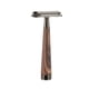 thumbnail image 2 of Maquinilla de afeitar de seguridad de doble filo, manual, de aleación de zinc, reutilizable, para hombres, con mango de madera., 2 of 14