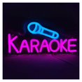 thumbnail image 1 of Lámpara LED De Neón Regulable "Karaoke Para Fiestas, Bares, Estudios, Salas De DJ, Decoración De Pared, Letreros Luminosos, Lámpara Ambiental, 37.5cmx18cm, 1 of 6