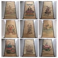 thumbnail image 2 of Antique calligraphy and paintings, vintage-style, aged-looking central hall paintings, famous calligraphy and paintings of Guanyin and Buddha, already framed for interior decoration., 2 of 4
