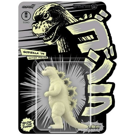 Godzilla '74 Glow in the Dark Super 7 Reaction Action Figure