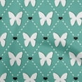 thumbnail image 1 of oneOone Polyester Spandex Dark Teal Green Fabric Check Quilting Supplies Print Sewing Fabric By The Yard 56 Inch Wide, 1 of 4