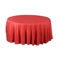 thumbnail image 5 of Balsa Circle Christmas Holidays 132" Red Round Polyester Tablecloth Linens Decoration, 5 of 5
