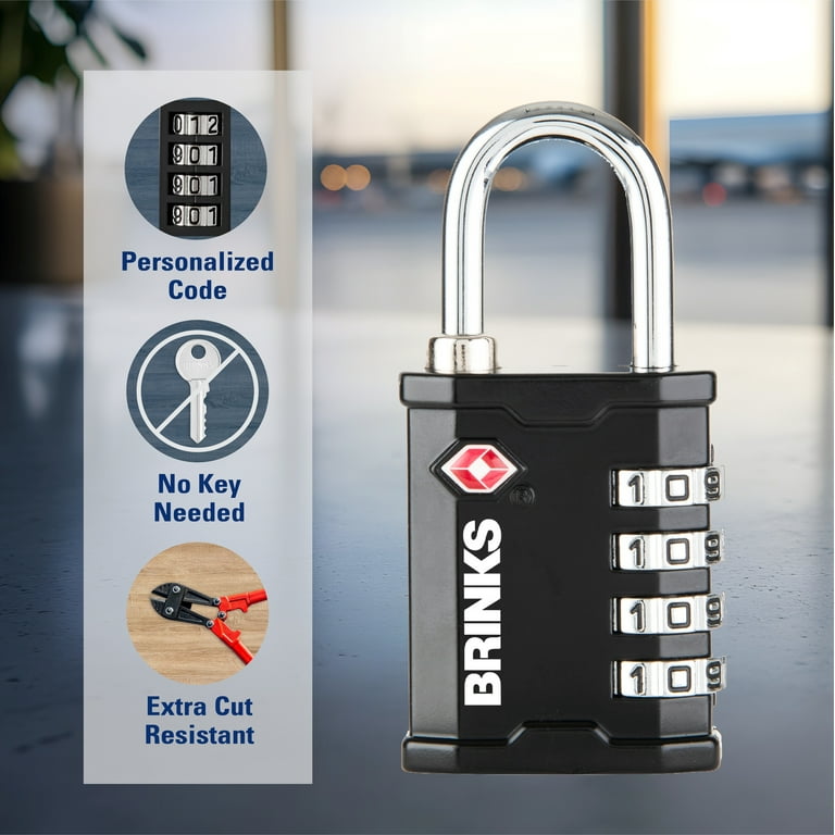 Brinks 40mm Heavy Duty Zinc Die-Cast TSA Resettable