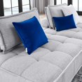 thumbnail image 6 of Tufted Loveseat Sofa Set, Fabric, Light Grey Gray, Modern Contemporary Urban Design, Living Lounge Room Hotel Lobby Hospitality, 6 of 6