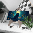 thumbnail image 3 of 1 Pcs 2D Flat License Plate Covers & Frames, A Black Cat For Decorative Front, Waterproof For Decoration Aluminum License Plate Covers & Frames Cover For Men Women, 12" X 6", 3 of 6