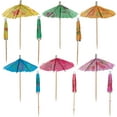 thumbnail image 6 of GUSTO Umbrella Toothpicks Cocktail Picks Drink Umbrellas, 240 pack, 6 of 9