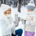 thumbnail image 5 of Best Stainless Steel Coffee Thermos - BPA Free - Triple Wall Insulated - Hot Tea or Cold Water Bottle + Drink Cup Top - NEW Easy C, 5 of 7