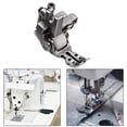 thumbnail image 1 of Pies para máquina de coser Industrial, prensatelas con rodillo de acero, pieza de máquina de coser de cama plana para tela gruesa Rueda dentada normal perfecl Presilla, 1 of 8