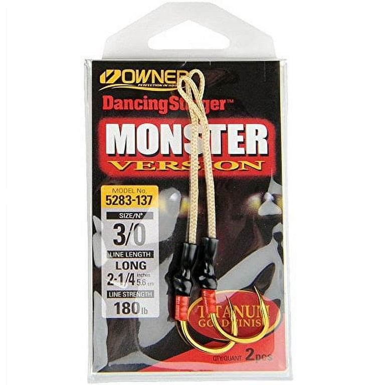 Owner 5283-199 9/0 Monster Dancing Stinger Hooks