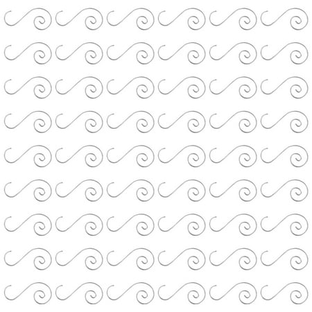 

200pcs Metal Hanging Hook Christmas Hook Decoration for Cafe Bar Club Home (Silver)