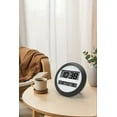 thumbnail image 4 of Home Trends Black Digital Wall Clock, 4 of 4