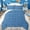 Blue, variant on Erosebridal Donut Capybara Kids Twin Comforter Sets, Cute Love Heart Bedding Set, Orange, 2 Pieces