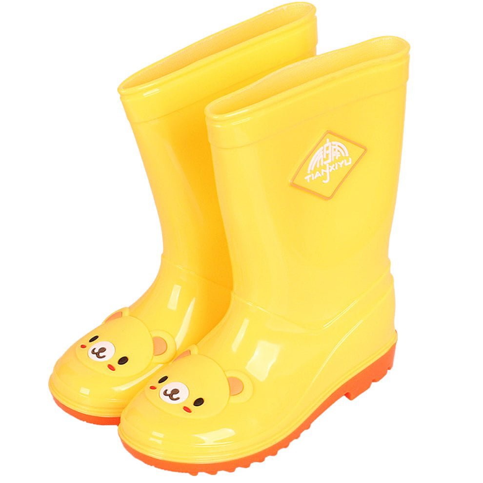 Rubber Rain Boots for Children Kids Infant Baby Rainboots Cartoon ...