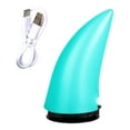thumbnail image 3 of Cuerno de para casco, 3D para capó de parachoques, decoración interior de coche, de brillo desmontable para ejercicio , Azul Yotijar Cuerno de diablo, 3 of 10