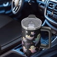 thumbnail image 5 of Halloween Skull 30 Oz Tumbler with Handle and Straw, Gothic Stainless Steel Insulated Mug, Spooky Holiday Gift, 5 of 5