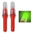 thumbnail image 1 of Lámpara De Baliza Lámpara de baliza de 2 uds, luz de pesca impermeable de plástico para artes de pesca (verde) Tmvgtek Para Estrenar, 1 of 9