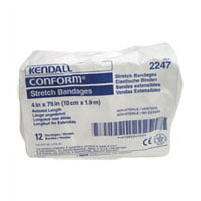 Kendall Conform Stretch Gauze Bandages Of Size: 4 X 75 Inches - 12 Ea, 2 Pack