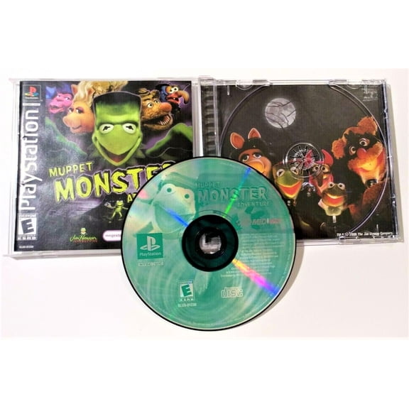 Pre-Owned Muppet Monster Adventure - Complete in Box, Black Label - PS1 Playstation 1 PSX