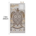thumbnail image 2 of Luckky 2 in 1 Convertible Towel Bag Backpack,Oversized Sand Free Microfiber Beach Towel,Quick Dry Lightweight Beach Blanket with Inner Zip Pocket for Vacation,Swimming,Camping(Boho Turtle Print), 2 of 6
