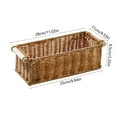 thumbnail image 3 of Miogawg Wicker Storage Baskets - Woven Basket For Organizing, Stackable Natural Storage Bins With Handles For Laundry Room, Bathroom, Pantry, Closet, Shelf, 3 of 6