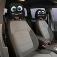 thumbnail image 6 of 2PCS Funny Cartoon Car Headrest Covers, Universal Cute and Funny Cartoon Eyes Headrest Covers, Car Seat Head Rest Protector for Auto Front Seat Rest Decoration, 6 of 6
