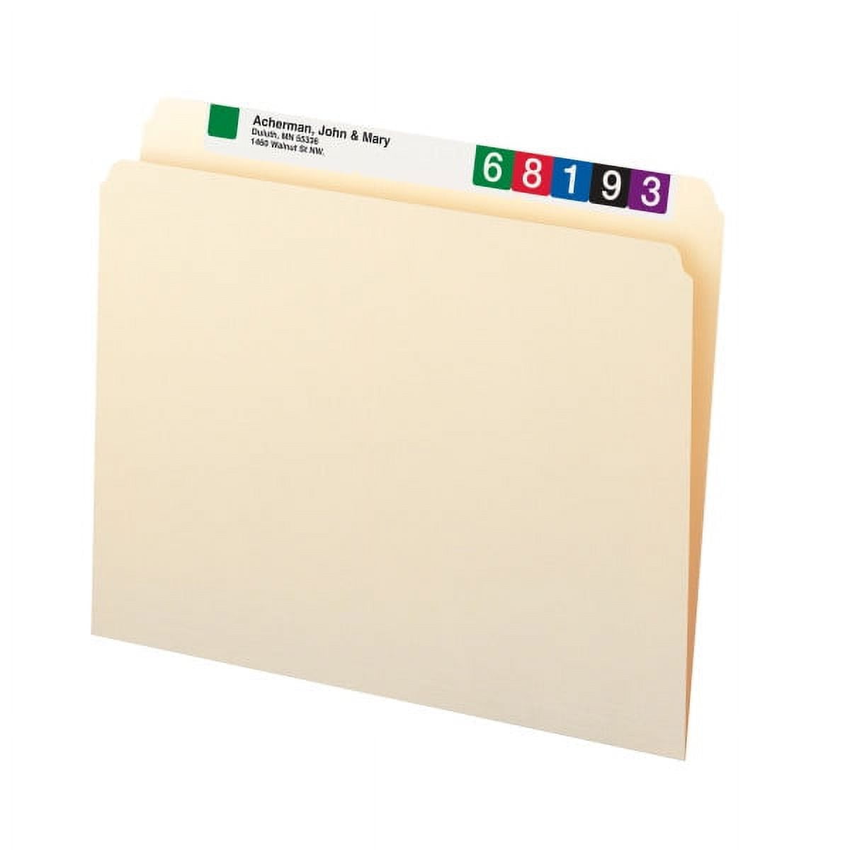 Smead File Folders, Straight-Cut Tab, Letter Size,