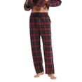thumbnail image 2 of Kolipajam Men's 100% Cotton Flannel Pajama Pants Yarn Dyed Plaid with Pockets Loungewear Pants L, 2 of 2