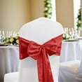 thumbnail image 3 of AOOOWER Handcrafts Wedding Chair Sash Bows Adds Sophistication to Any Event Polyester Stretch Ribbon for Various Chairs Decors, 3 of 21