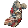 thumbnail image 6 of Binienty Vintage Eagle American Flag Towel Seat Covers For Trucks For Hiking Gym Swimming Highly Absorbent Waterproof Car Sweat Towel Seat Cover for Van SUV Sedan, 6 of 8