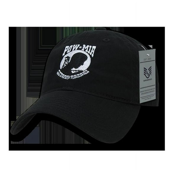 Rapid Dominance S78-POW-BLK Relaxed Cotton Caps Powmia, Black