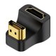 thumbnail image 1 of Adaptador HDMI macho a hembra de 180 grados, compatible con salida HD de 8k a 60 Hz, portátil, sin retrasos, conversor plug and play con luz indicadora., 1 of 7