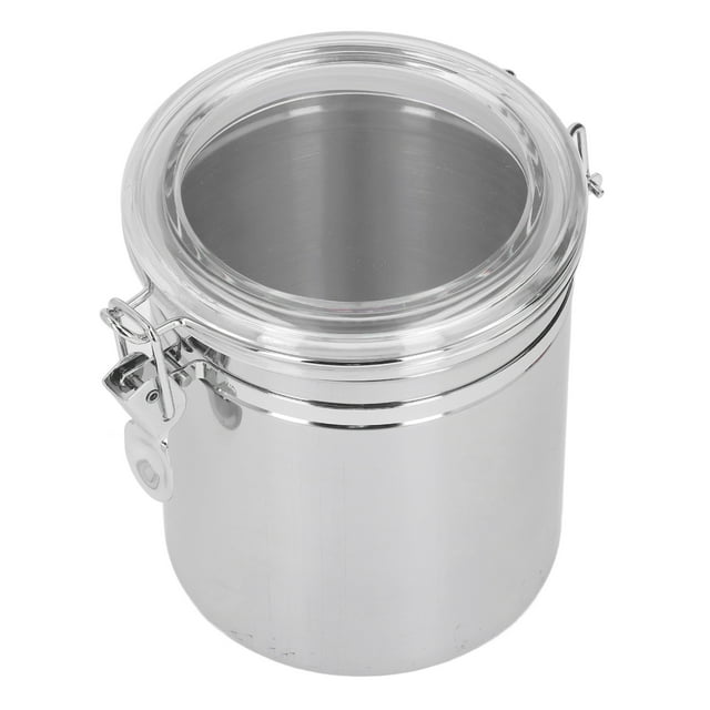 Stainless Steel Sealed Can, Anti Rust Stainless Steel Food Storage Container For Tea For Spices Large 1600ml