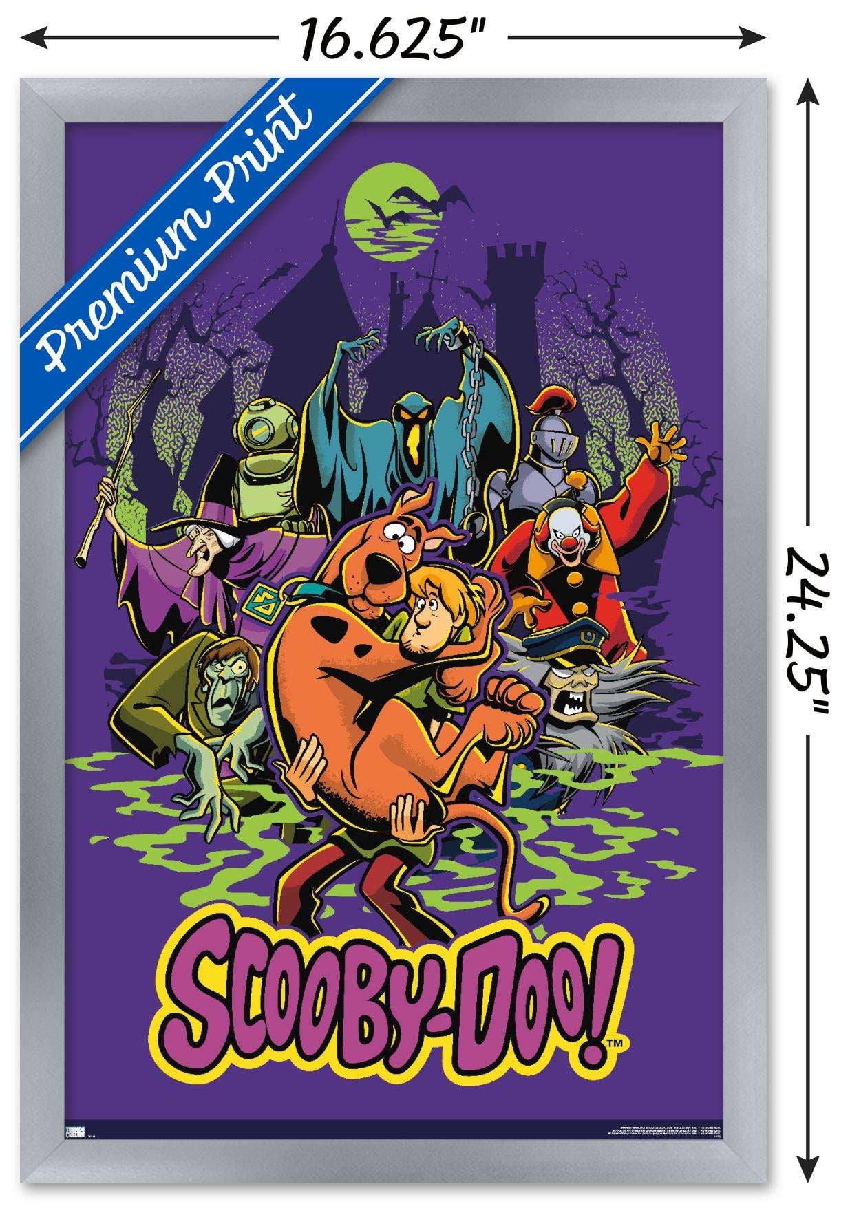 Scooby-Doo - Villains Group Wall Poster, 14.725" x 22.375", Framed