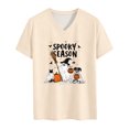 thumbnail image 4 of Women's T Shirt Short Sleeve Top Daily Tunic Blouse Gift Tops Tunic Blouse Graphic Blouse Casual Basic Tee, 4 of 5