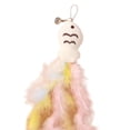 thumbnail image 2 of Plush Hanging Cat Toy with Feather Tassels and Suction Cup Attachment for Interactive Pet Playtime Enrichment, 2 of 4