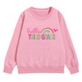 thumbnail image 6 of Generic Girls Back to School Cotton Sweatshirt Kids Crewneck Long Sleeve Third Grade Shirt Light Casual Walk Cute Preppy Pullover Top, 6 of 8