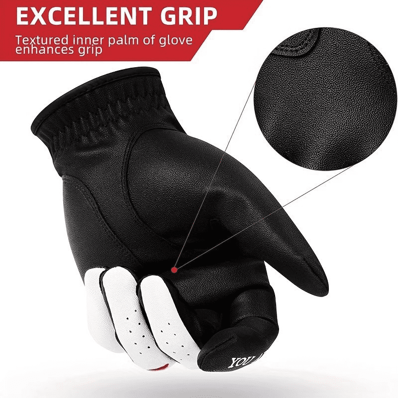 Men’s Golf Glove – PU Anti-Slip Design
