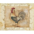 thumbnail image 2 of Kimberly Poloson 44x36 Gallery Wrapped Canvas Wall Art Titled - Rustic Farmhouse Rooster II, 2 of 4