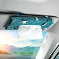 thumbnail image 5 of OTOSTAR Car Visor Tissue Box Holder Mask Holder for Car, Oxford Cloth Auto Napkin Box Holder Backseat Paper Towel Box with 1 Tissue Refill (Penguin), 5 of 7