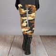 thumbnail image 2 of Jxximdong Leggings for Women Women's Autumn And Winter Camouflage Leggings Artistic Printed Soft Stretchy Pants For Women Yellow XXXXL Yoga Pants, 2 of 4