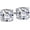 Platinum, variant on Houston Diamond District 0.5 to 6 Carat IGI Certified LAB-GROWN Diamond Earrings 4 Prong Screw Back Luxury Collection (D-E COLOR, VS1-VS2 CLARITY) 18K White Gold 1 Carat Emerald Shape